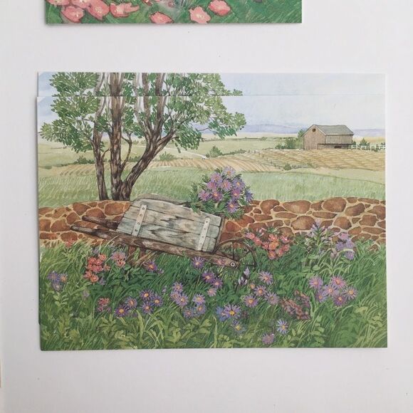 Vintage Current Birthday Cards Bundle/Lot 8 Scenic View Design Printed in USA - Picture 6 of 8